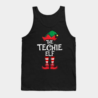 Techie Elf Matching Family Christmas Tank Top